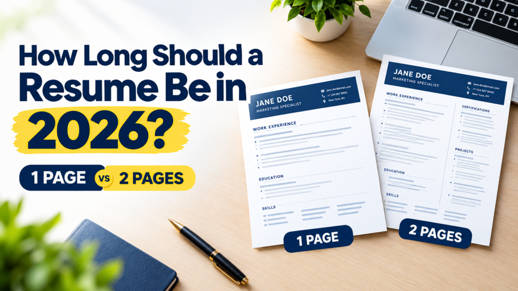 How Long Should a Resume Be in 2026?